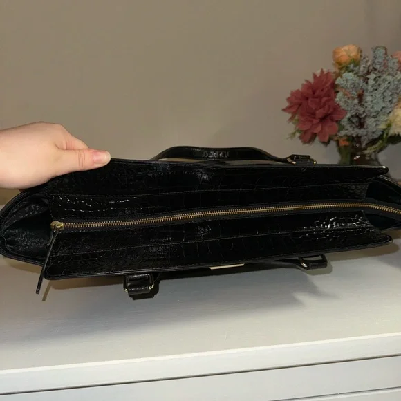 Kate Spade Elissa Bristol Large Black Croc Tote Bag - Like New with No Flaws! ♠️ - Picture 12 of 12
